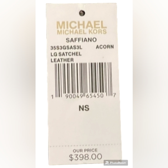 MICHAEL KORS ACORN SAFFIANO LEATHER SATCHEL BAG W/ CROSSBODY STRAPS EUC - Picture 13 of 15